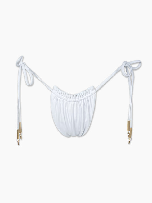 The Anita Ruffle Edge Bottom - Porcelain